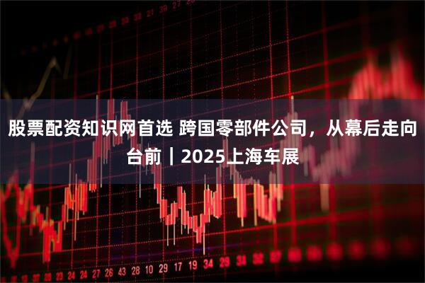 股票配资知识网首选 跨国零部件公司，从幕后走向台前｜2025上海车展